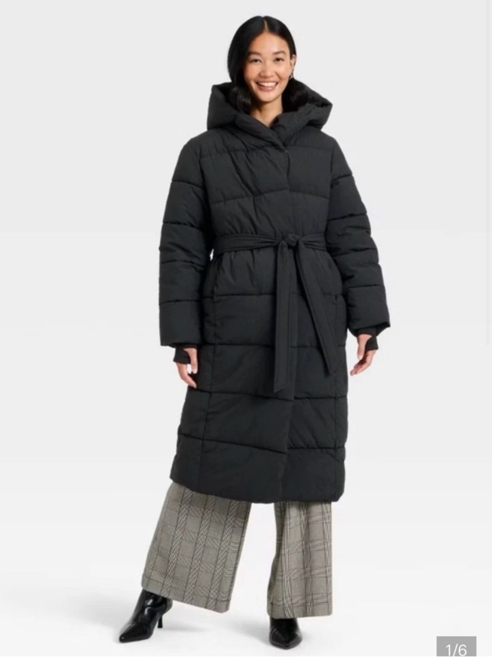 Black oversized duvet/puffer coat 🖤
size small